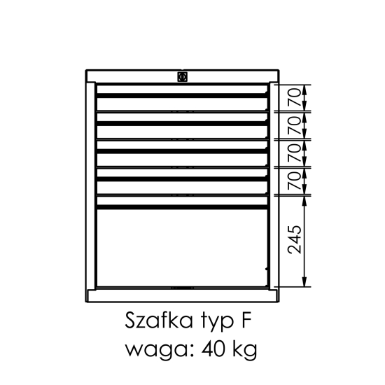 Stół warsztatowy Carbon CSW 17 FFA